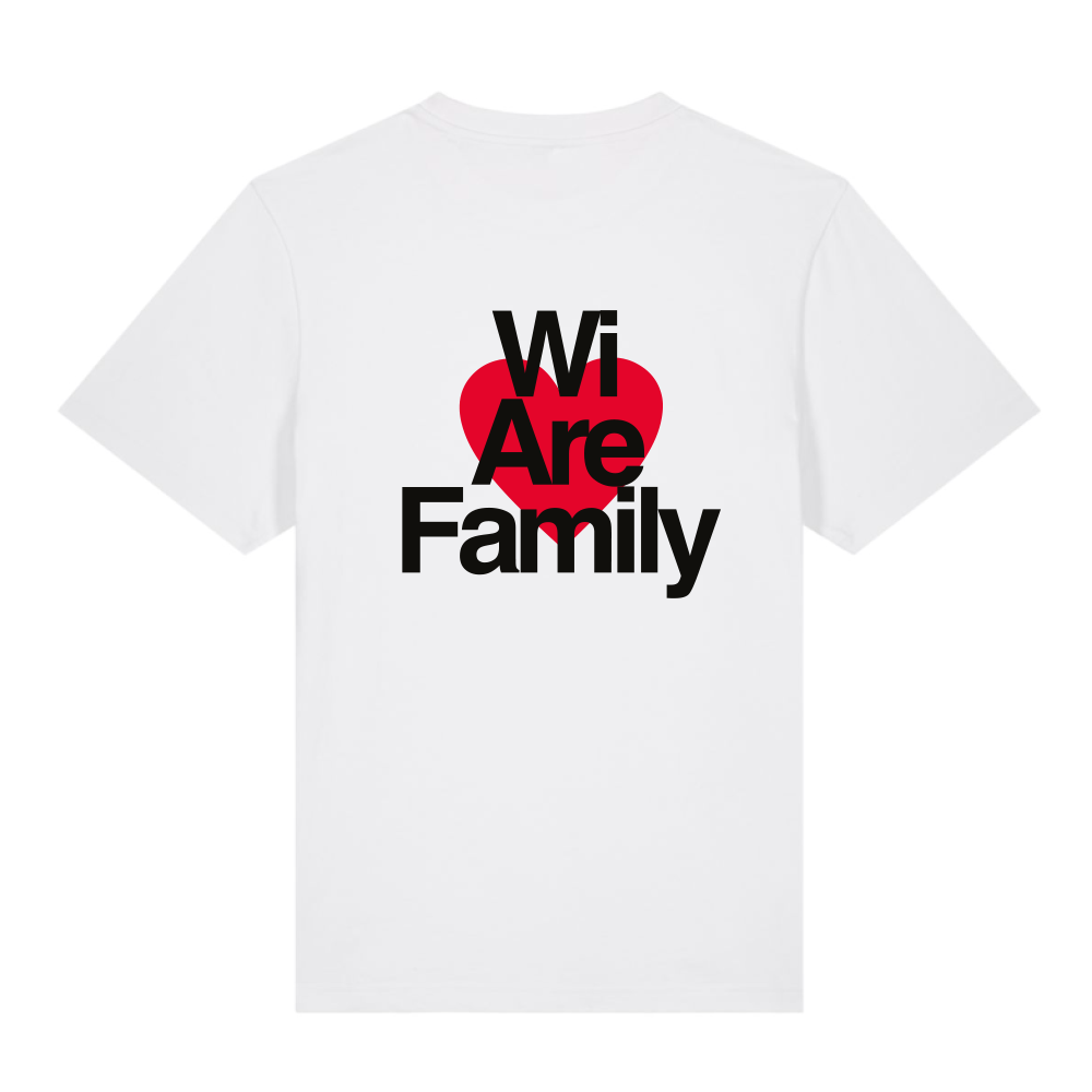 "Wi Are Family" Tee White