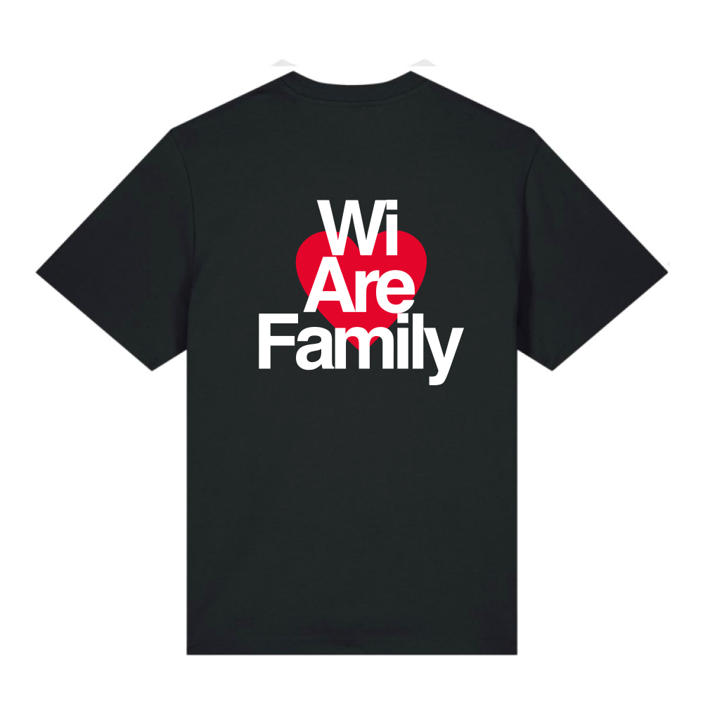 "Wi Are Family" Tee Black